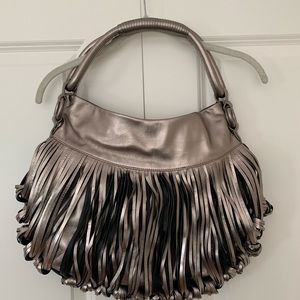 Katherine Kwei Metallic Leather Bag